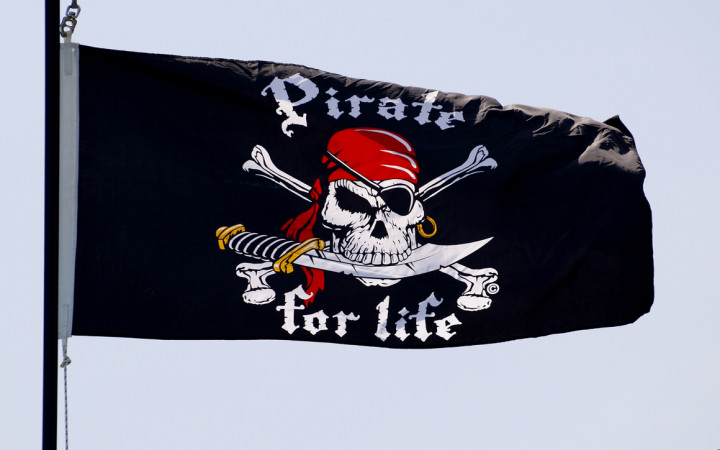 BLACK SEA PIRATE SHIP FLAG 3x5 wall banner flags 3 x 5 large pirates sail ships 