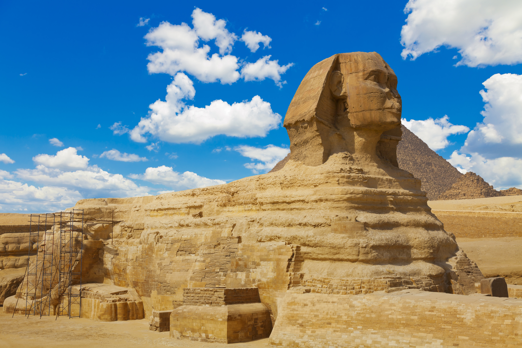 Great Sphinx of Giza PNG transparent image download, size: 1888x919px